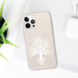 Biodegradable iPhone Case with Delta Lemur Tree Design