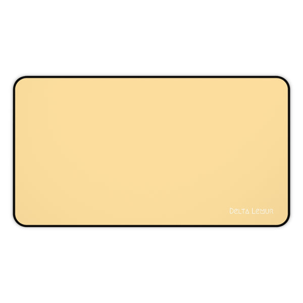 Large Office Desk Mat in Yellow