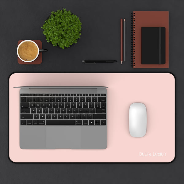 Large Office Desk Mat in Pink
