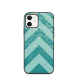 Ice Chevrons Biodegradable iPhone Case - Delta Lemur