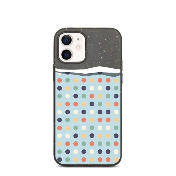 Biodegradable iPhone Case with Spotted Tear Top Design