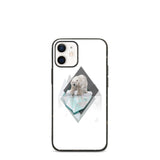 Polar Bear Illustration Biodegradable iPhone Case - Delta Lemur