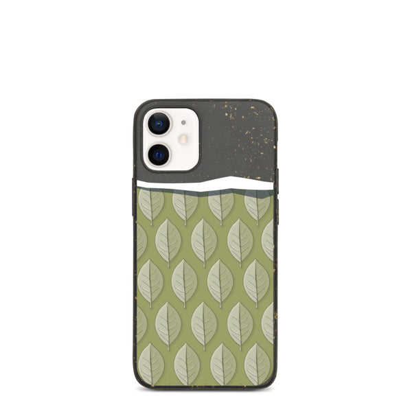 Biodegradable iPhone Case with Tear Top Leaf Design
