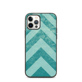 Ice Chevrons Biodegradable iPhone Case - Delta Lemur