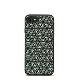 Delta Lemur Light Green Pattern Biodegradable iPhone Case - Delta Lemur