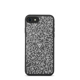 iPhone Case with Network Pattern