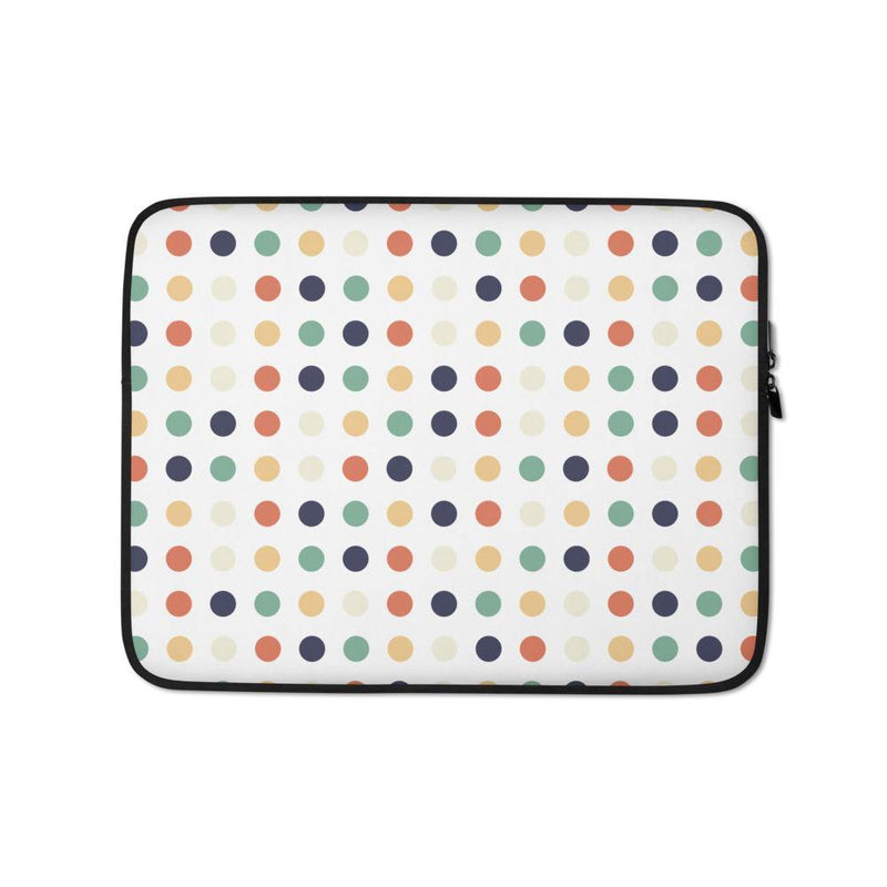 Colorful Dot Marix Laptop Sleeve - Delta Lemur