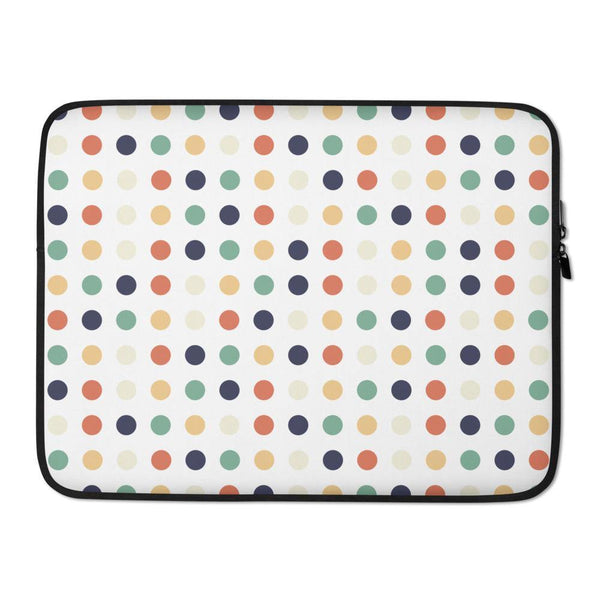 Colorful Dot Marix Laptop Sleeve - Delta Lemur