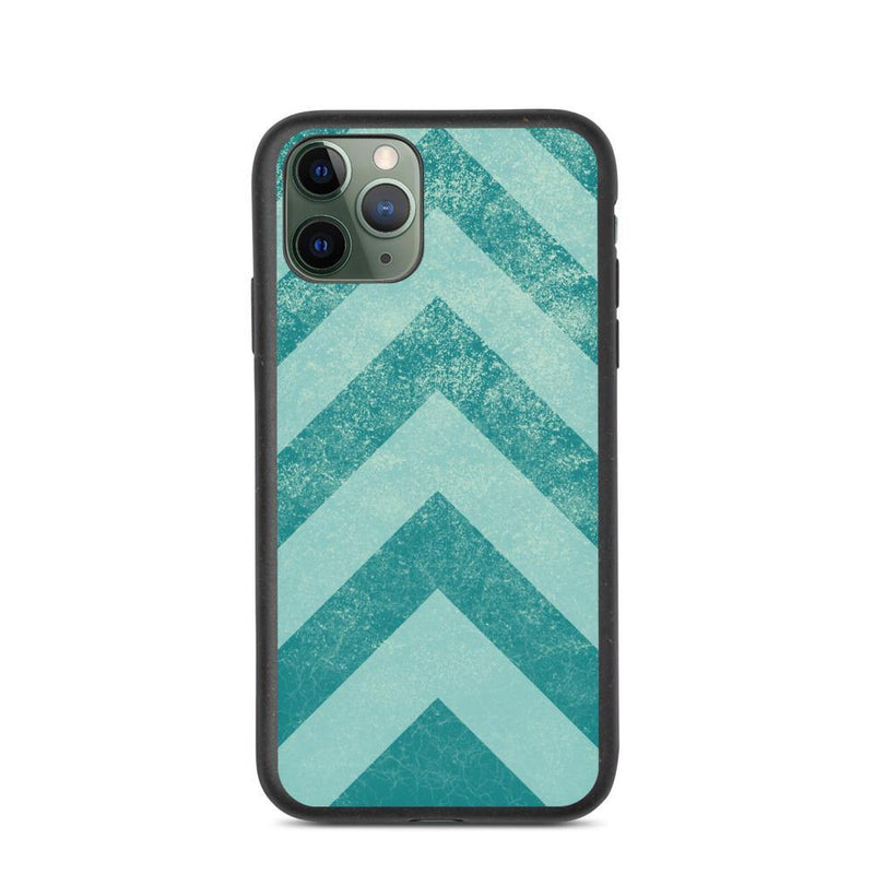 Ice Chevrons Biodegradable iPhone Case - Delta Lemur