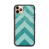 Ice Chevrons Biodegradable iPhone Case - Delta Lemur