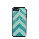 Ice Chevrons Biodegradable iPhone Case - Delta Lemur