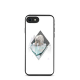 Polar Bear Illustration Biodegradable iPhone Case - Delta Lemur