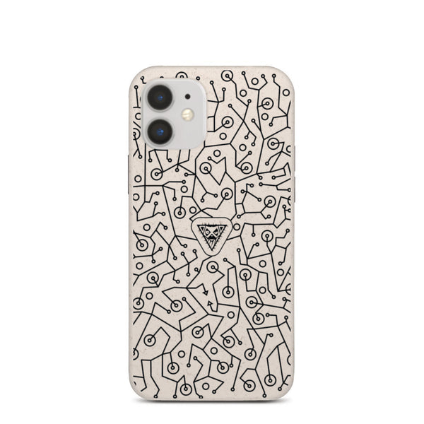 Biodegradable iPhone Case with Network Pattern