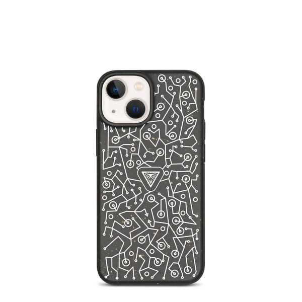 iPhone Case with Network Pattern