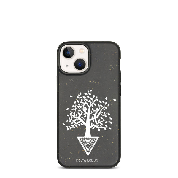 iPhone Case with Delta Lemur Tree Emblem Design