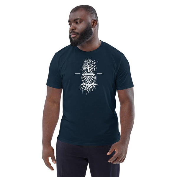 Delta Lemur Tree Emblem Unisex Organic Cotton T-shirt - Delta Lemur