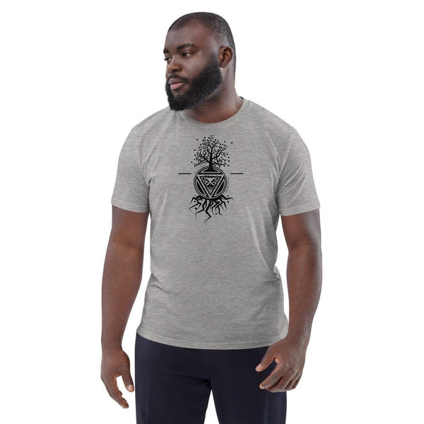 Delta Lemur Tree Emblem Unisex Light Organic Cotton T-shirt - Delta Lemur