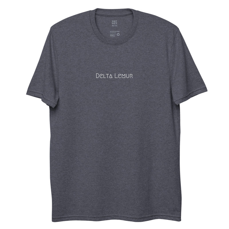 Recycled Fabric Unisex T-Shirt with Delta Lemur Logo